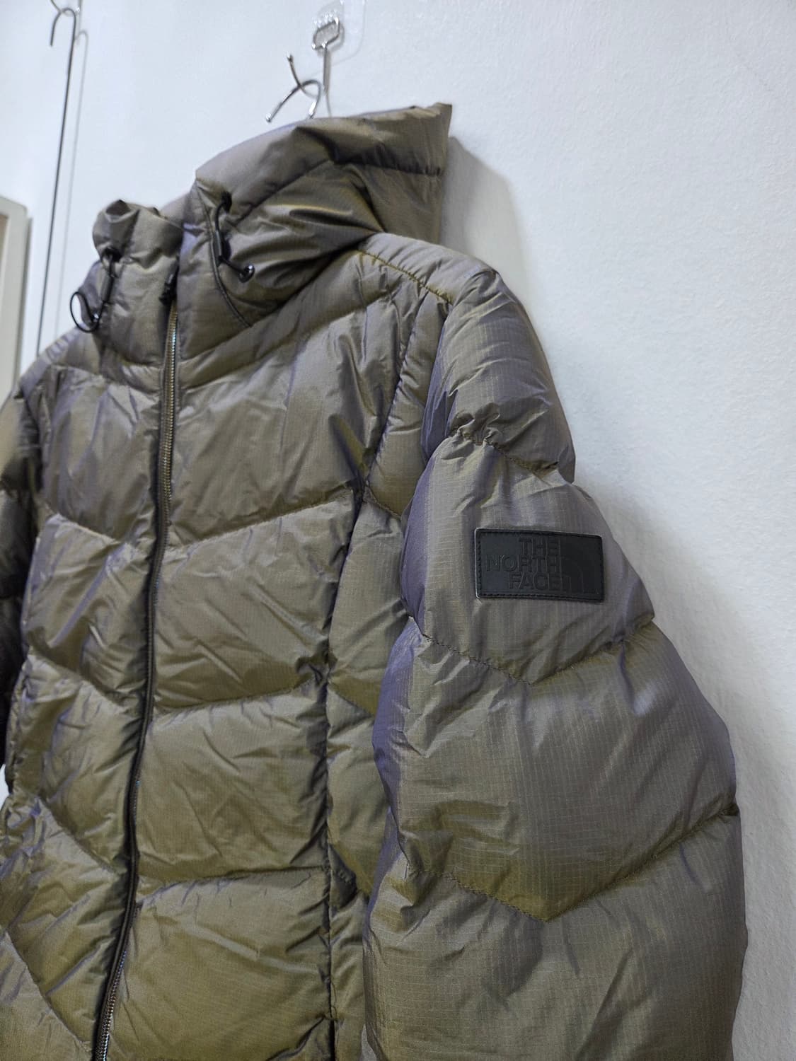 노스페이스 1211-11 마운틴 덕다운패딩 95 Y2K 투톤컬러 여성 상품이미지3