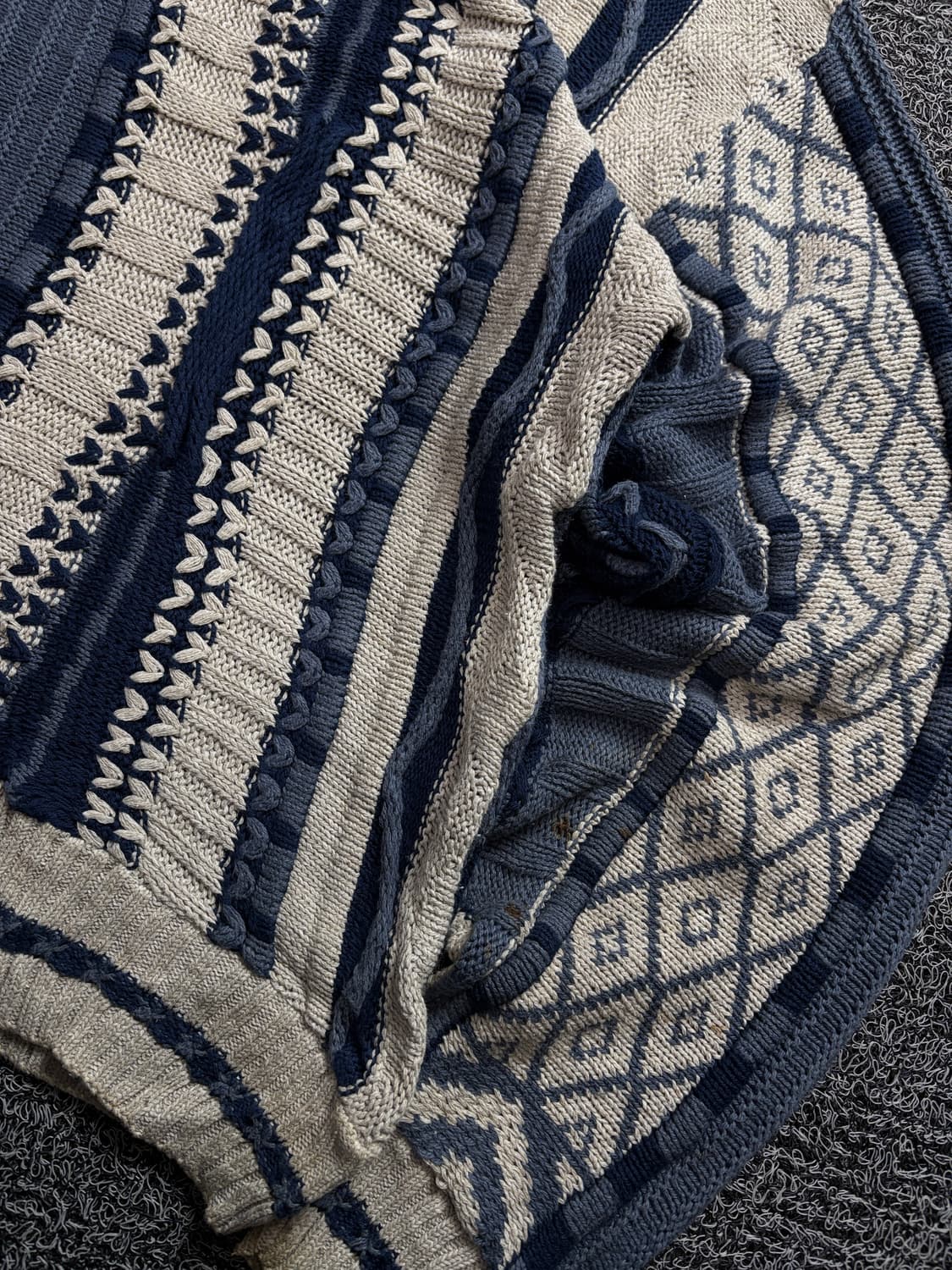 OLD GLORY US 아카이브 케이블 패턴 스웨터 1972 상품이미지7