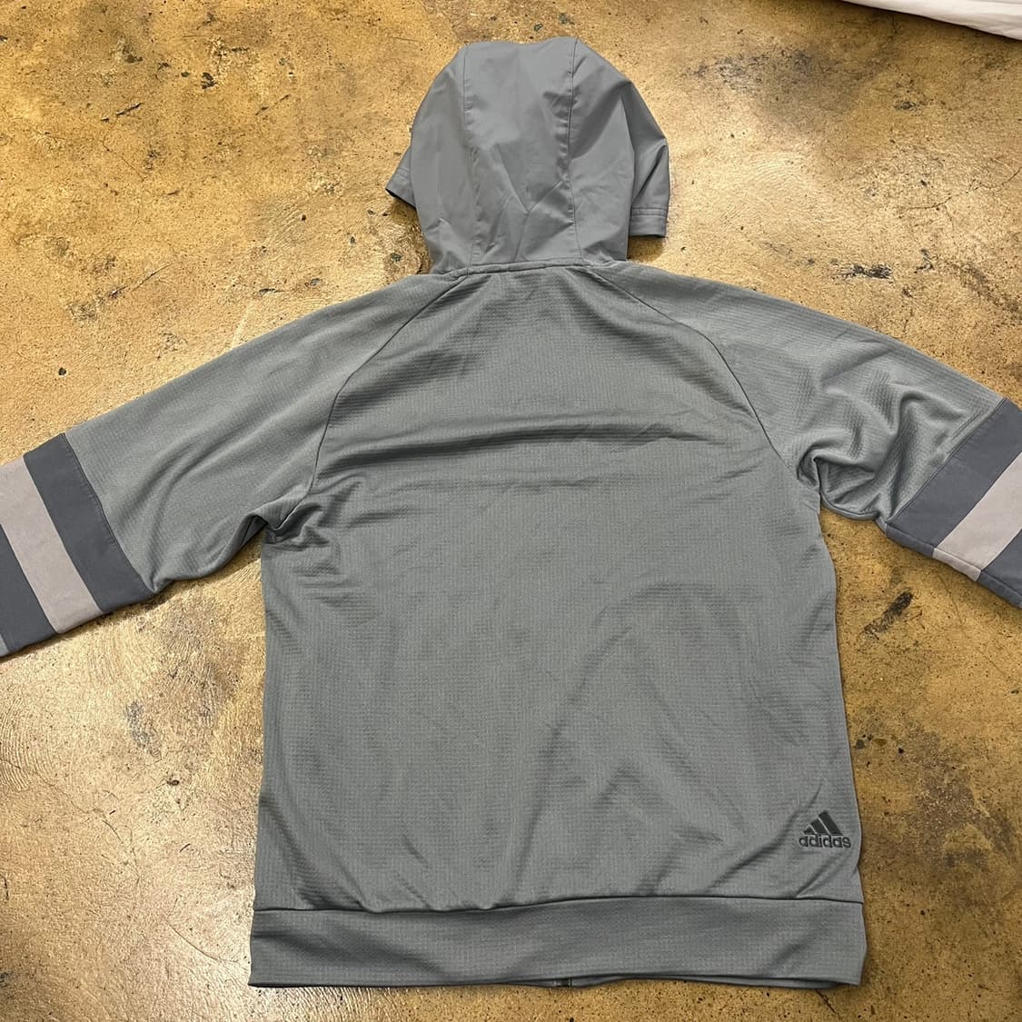 [정품/L] 아디다스 레알마드리드 후드집업 그레이 트레이닝 b16 상품이미지4