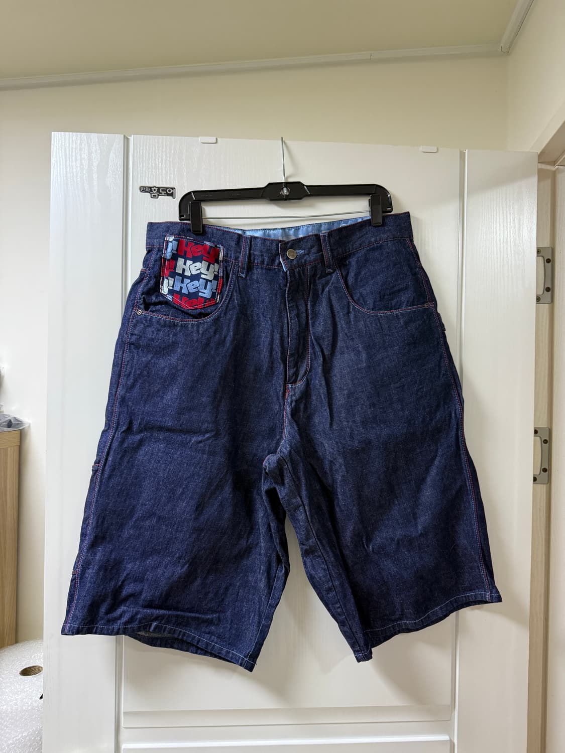 빈티지 FUBU 데님 반바지 38사이즈 상품이미지1