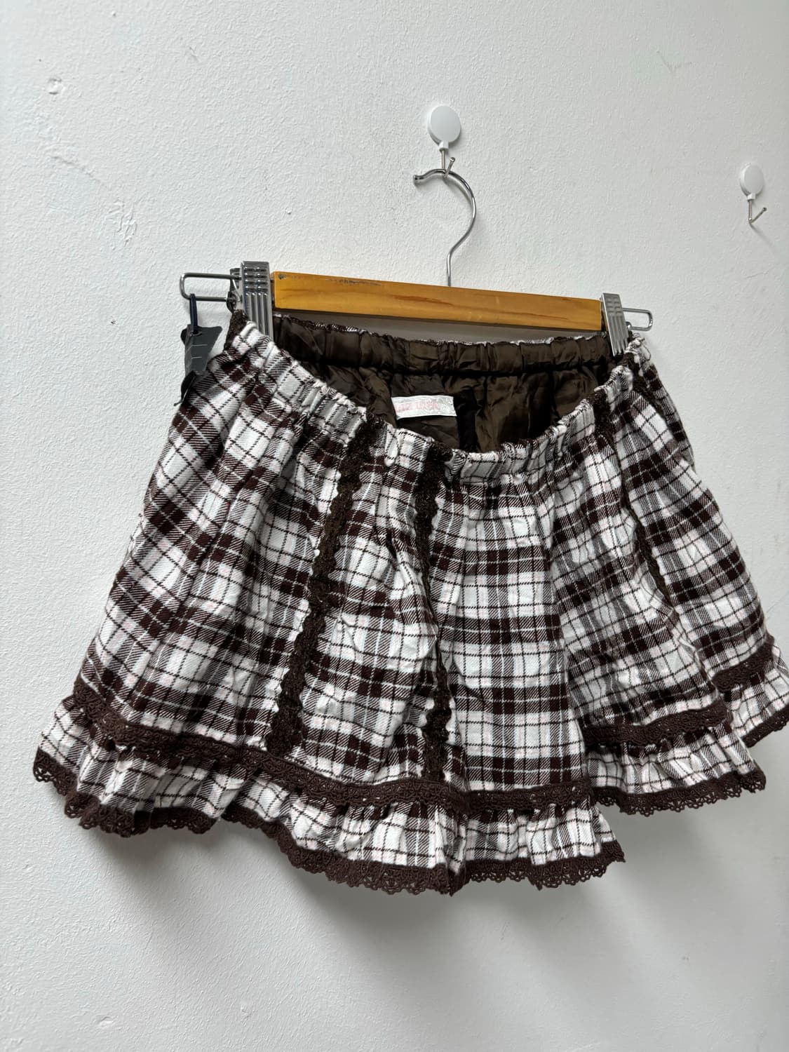 리즈리사 초코브라운 큐롯 가루 스커트 상품이미지3