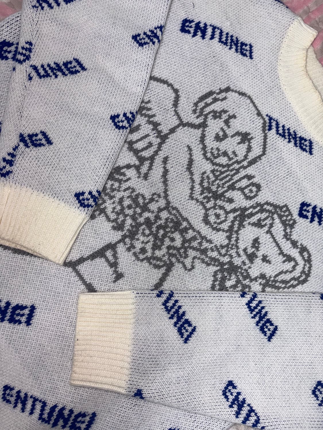 귀여운 엔젤 니트 빈티지  상품이미지2