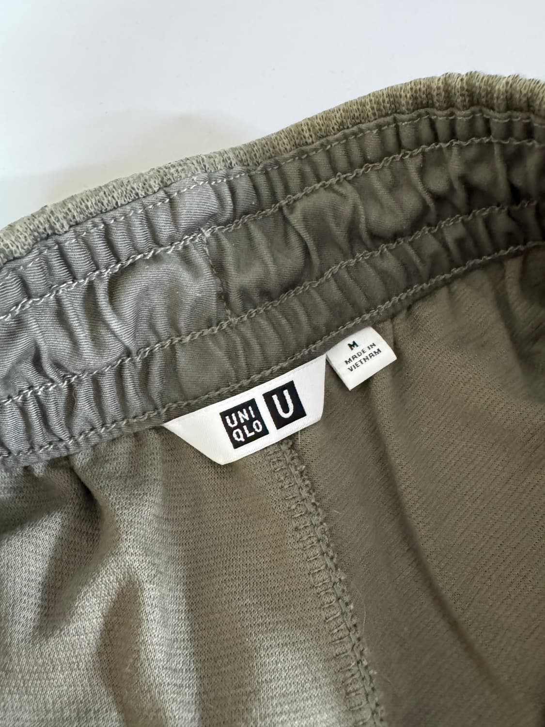 [M] 유니클로 U 프렌치 립 팬츠 (올리브) 상품이미지3