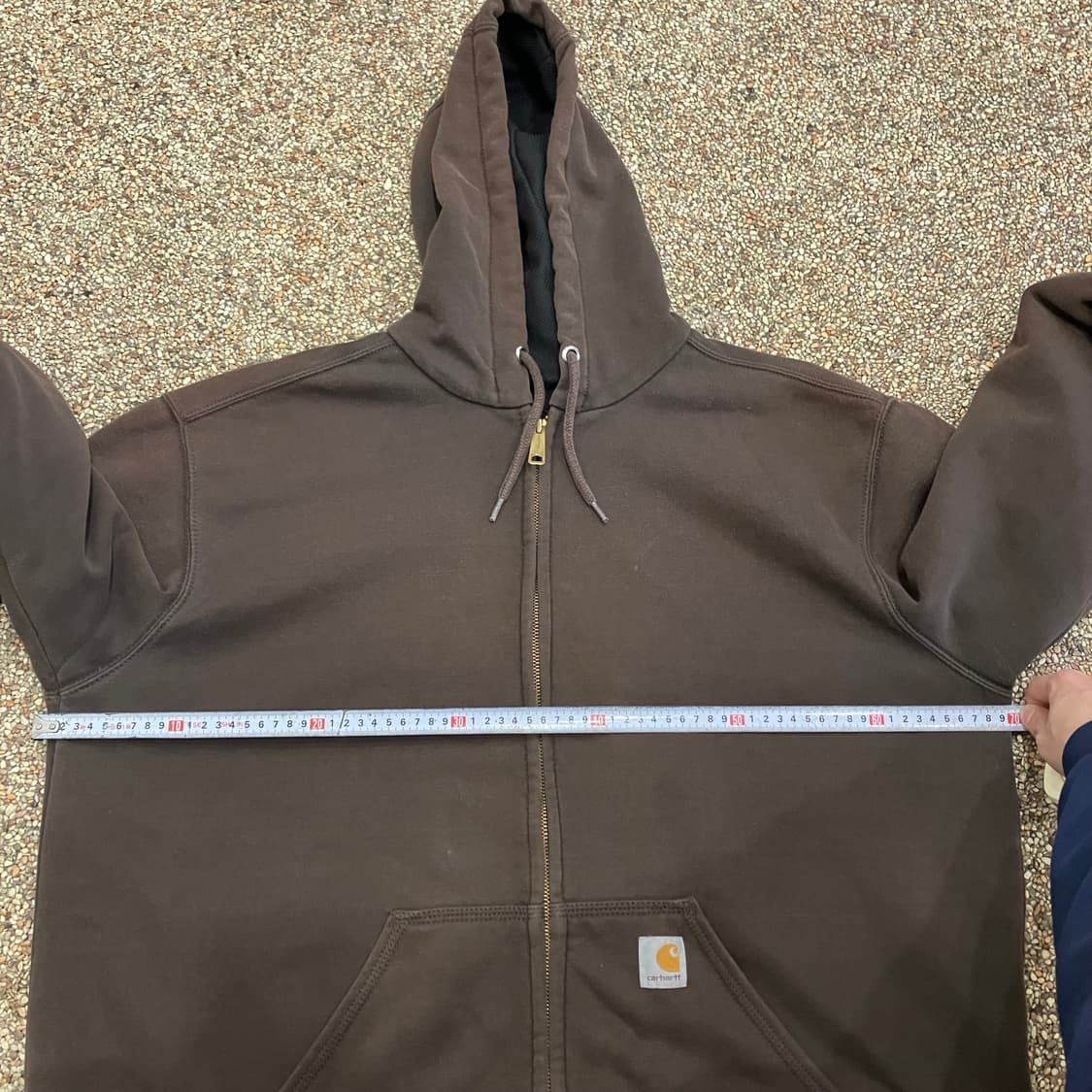 93 칼하트 써멀 후드집업 레인디펜더 브라운 상품이미지7
