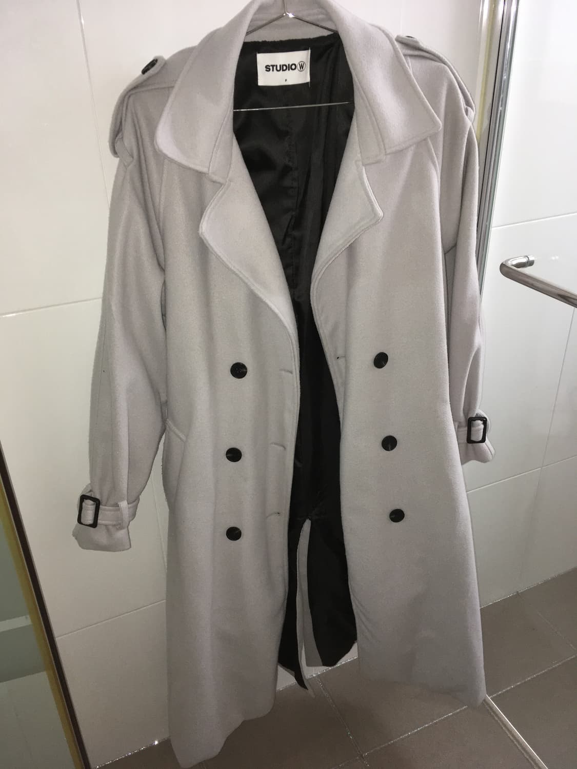 트렌치 디자인 겨울 코트 상품이미지1