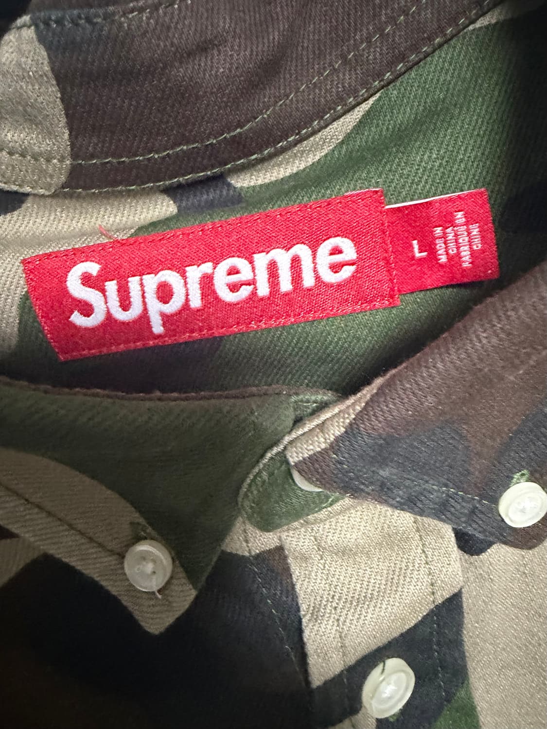 슈프림 스몰박스 데님 셔츠 상품이미지6