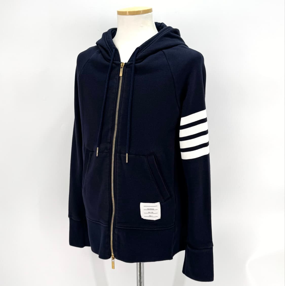 [3사이즈] 톰브라운 사선완장 후드집업 네이비 (MJT022H) 상품이미지7