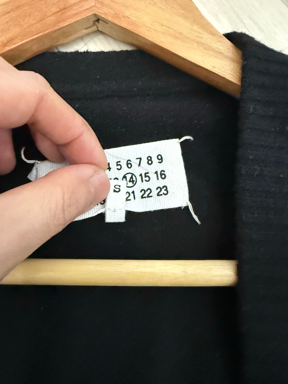 마르지엘라 레더 엘보 가디건 s 상품이미지4