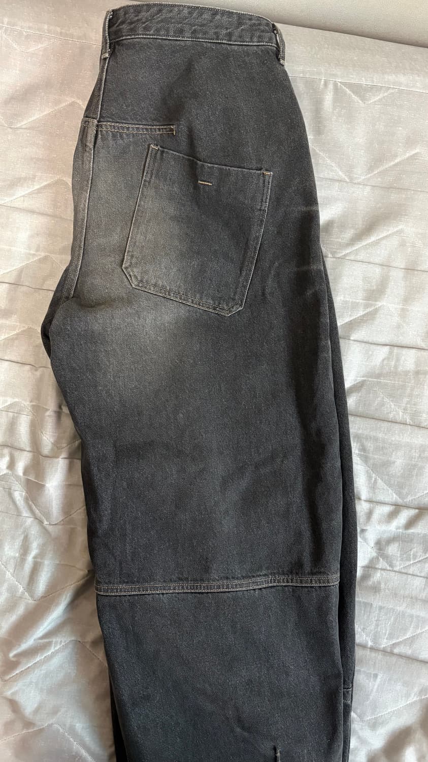 Noun  흑청 커브드 팬츠 상품이미지2