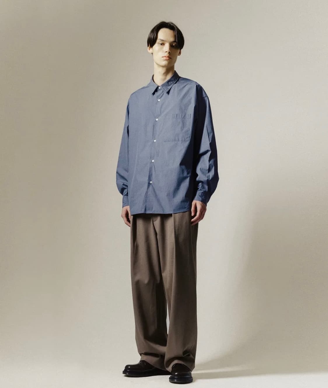 [2] 블랭크룸 blankroom 딥 플리츠 슬랙스 브라운 상품이미지2