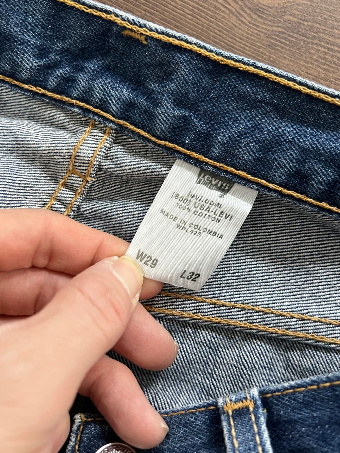 00s Levis 리바이스 501 오리지널 스트레이트 데님 팬츠 상품이미지5