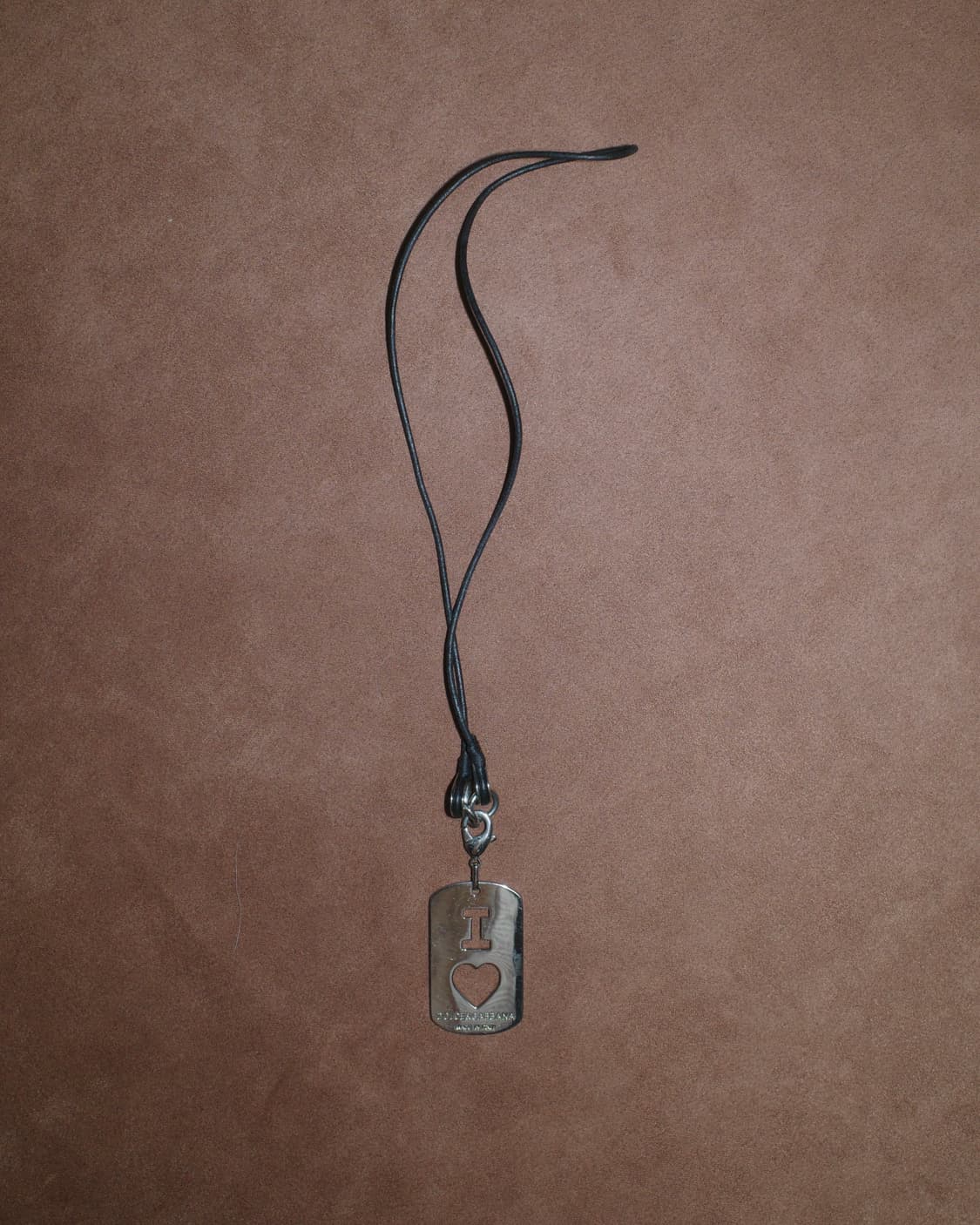 돌체앤가바나 도그택 레더 스트링 목걸이 상품이미지3