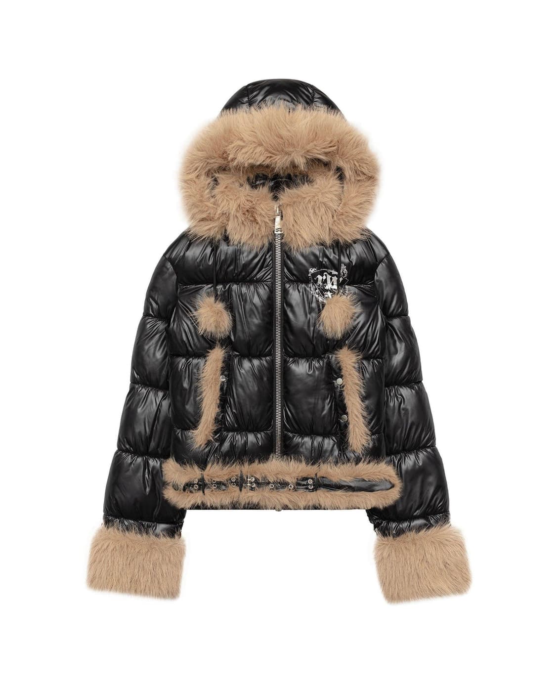 SLIM FURRY PUFFER JACKET 상품이미지3