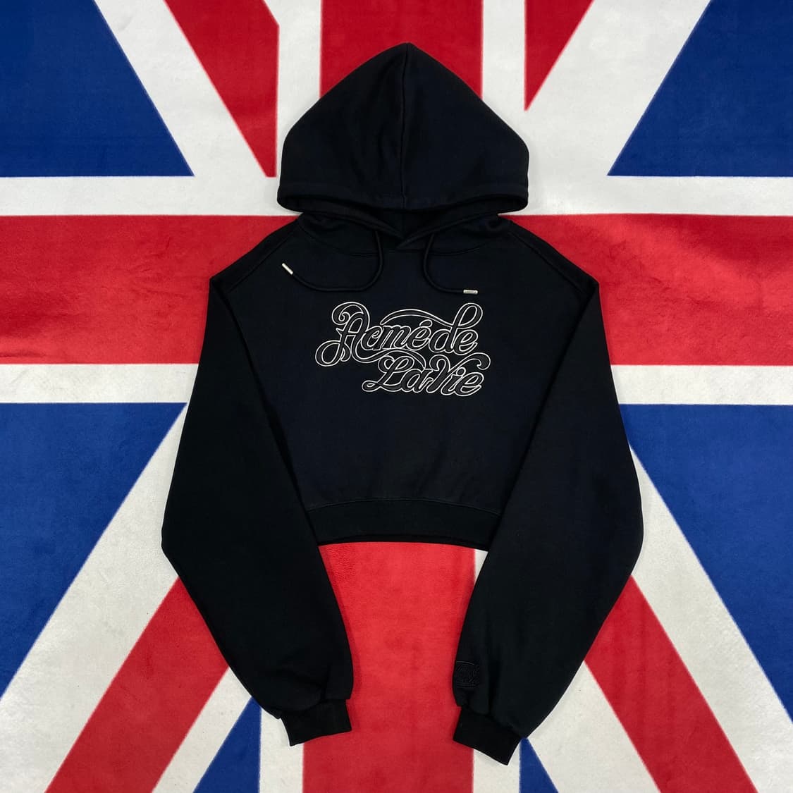 아크메드라비 오버핏 크롭 후드티 2 실측 여성55  상품이미지1