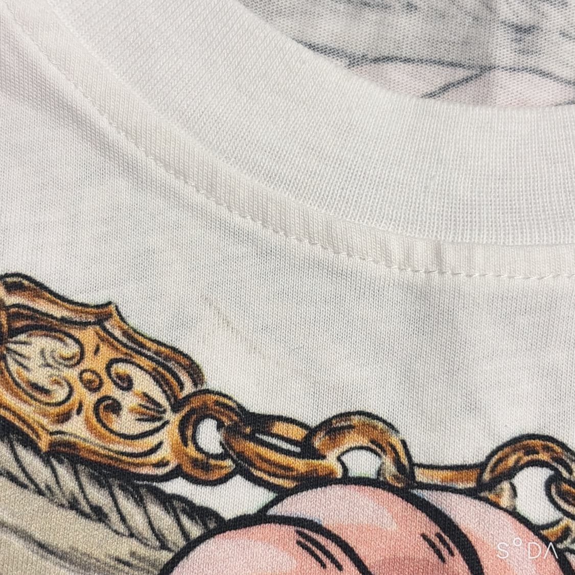 모스키노 화이트 프린팅 반팔 티셔츠 상품이미지8