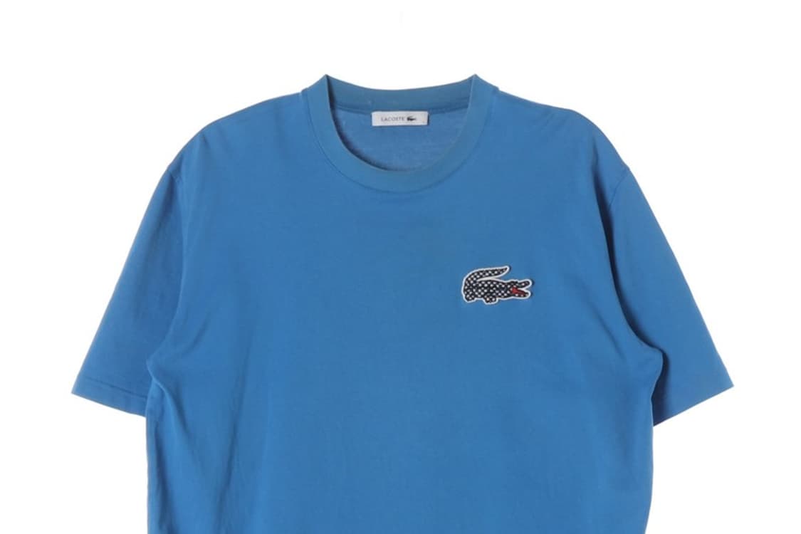 라코스테 빅 크로코 로고 크루넥 티셔츠 L 상품이미지3