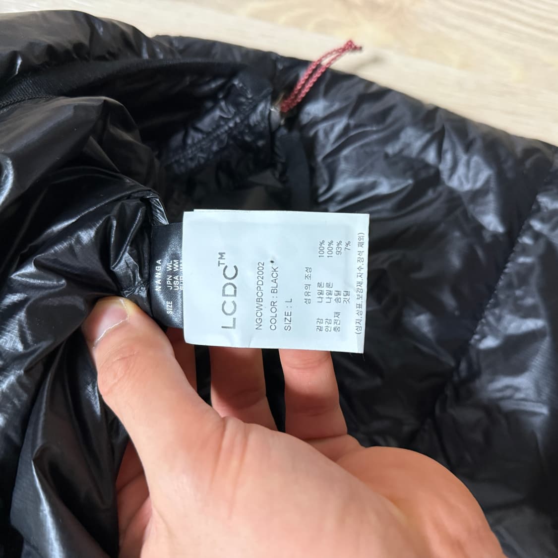 L) 난가 309,000원  lodge 다운 자켓 우먼즈 패딩 블랙 상품이미지8
