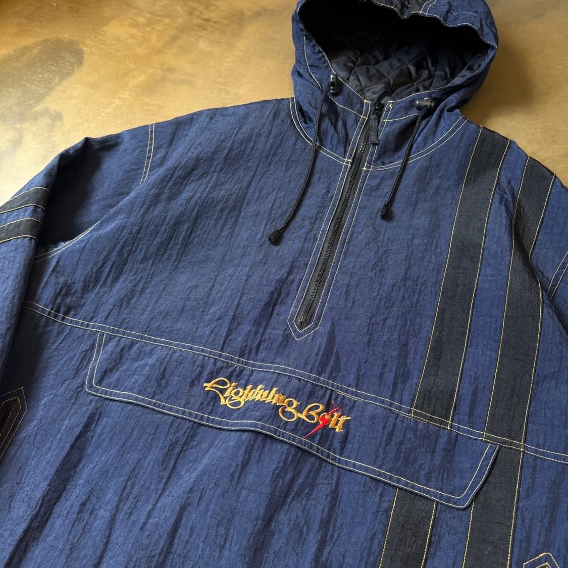 L~XL 90S 라이트닝 볼트 나일론 아노락 상품이미지2