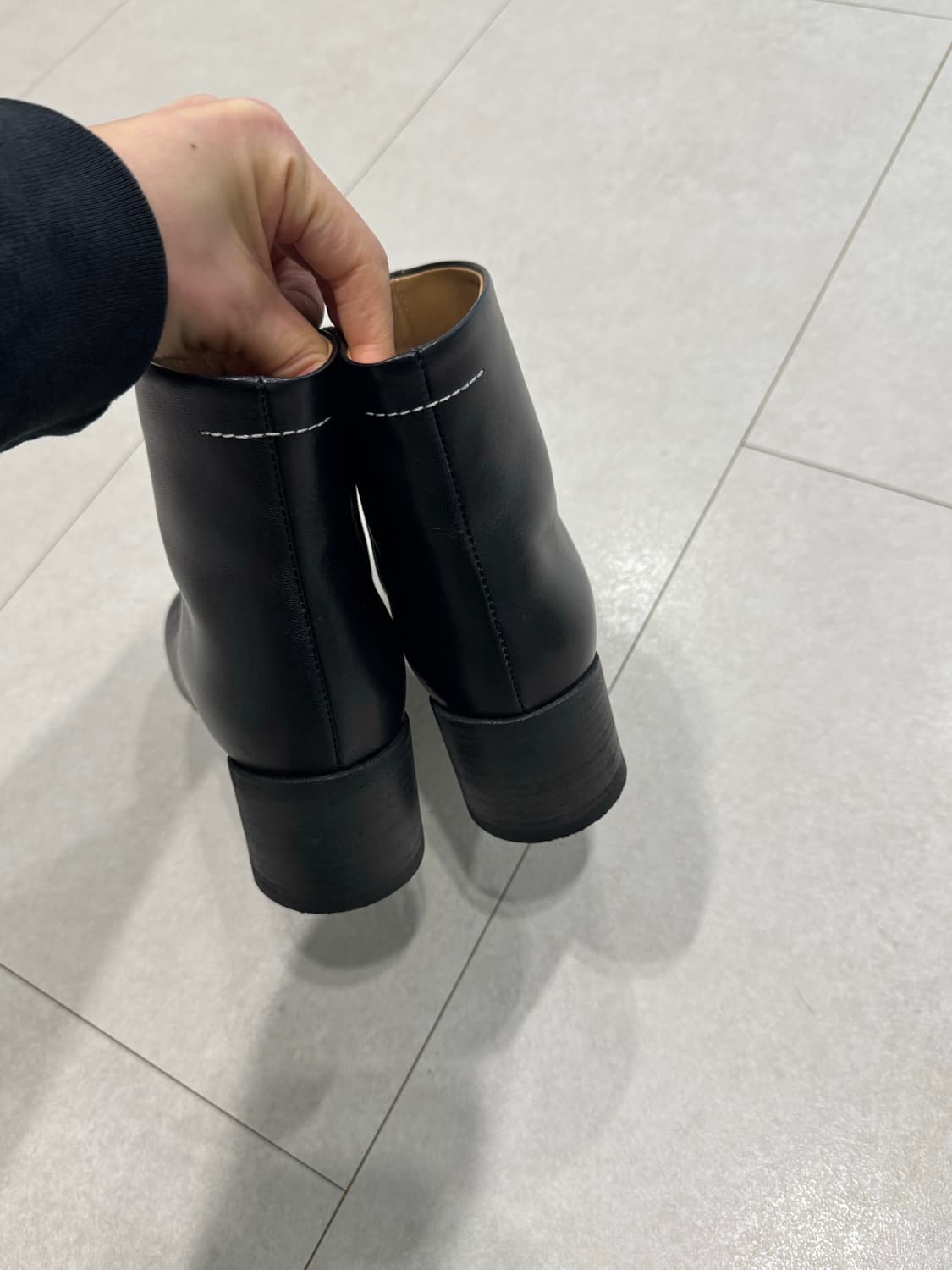 MM6 마르지엘라 아나토믹 앵클 타비 부츠 38 상품이미지8