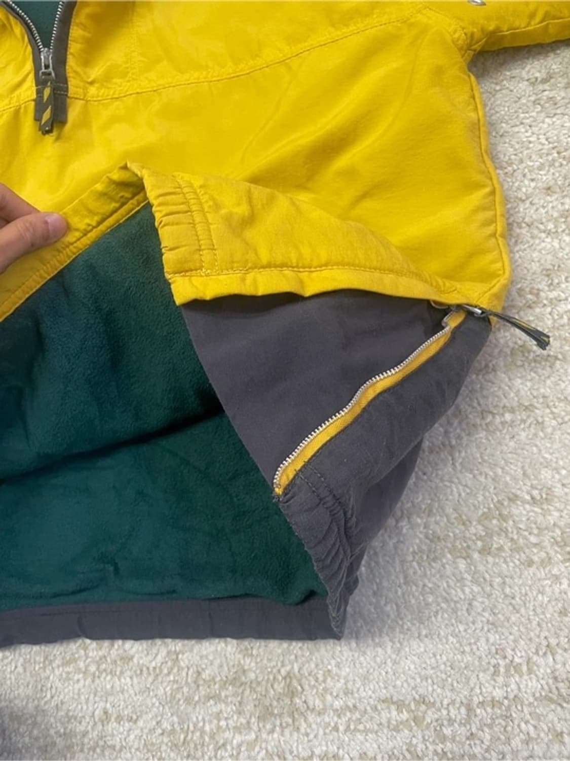 [L] 90s 올드스쿨 나이키 빅로고 스우시 아노락 후리스 내피 OK  상품이미지5