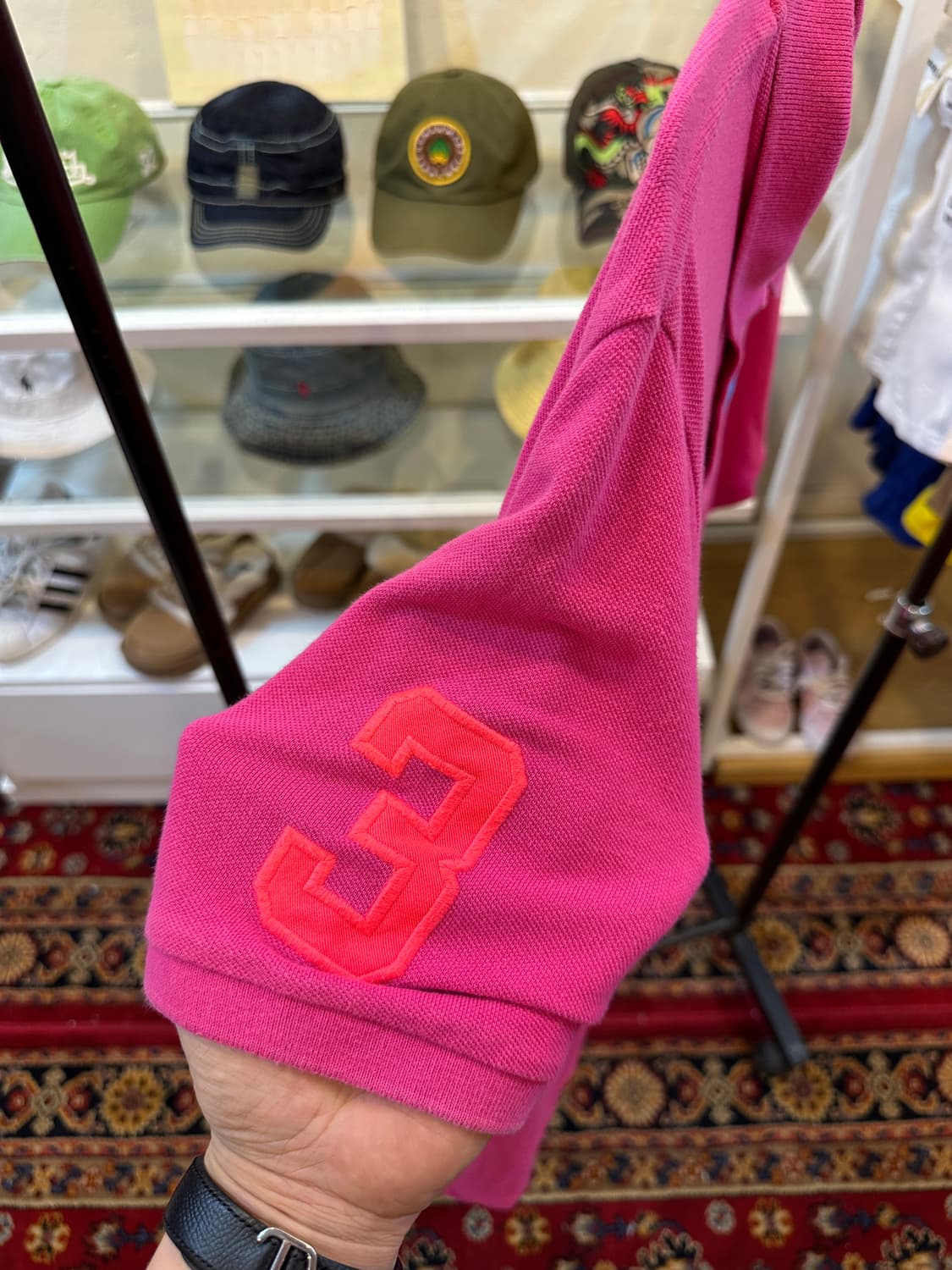  폴로 랄프로렌 빅포니 반팔 카라티 핫핑크 XL 상품이미지3