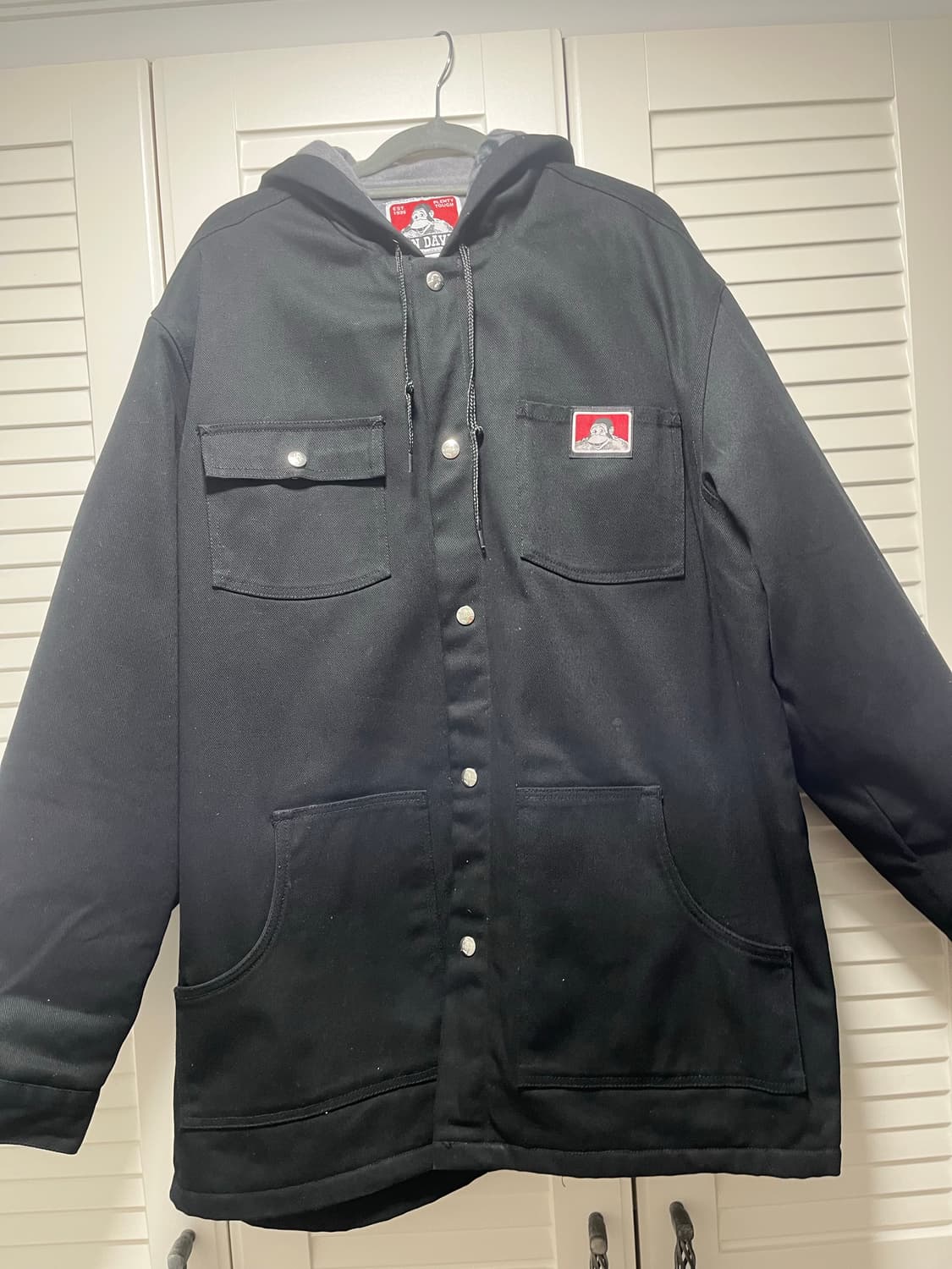 벤 데이비스 스냅 후드 자켓 L size 상품이미지1