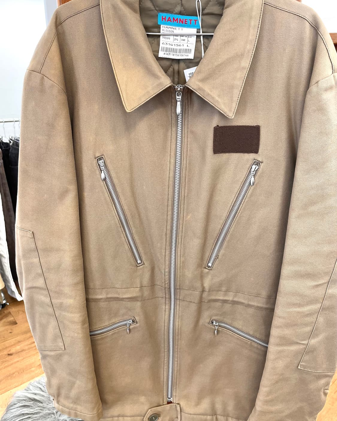 [L] 캐서린햄넷 캔버스 워크 자켓 상품이미지5