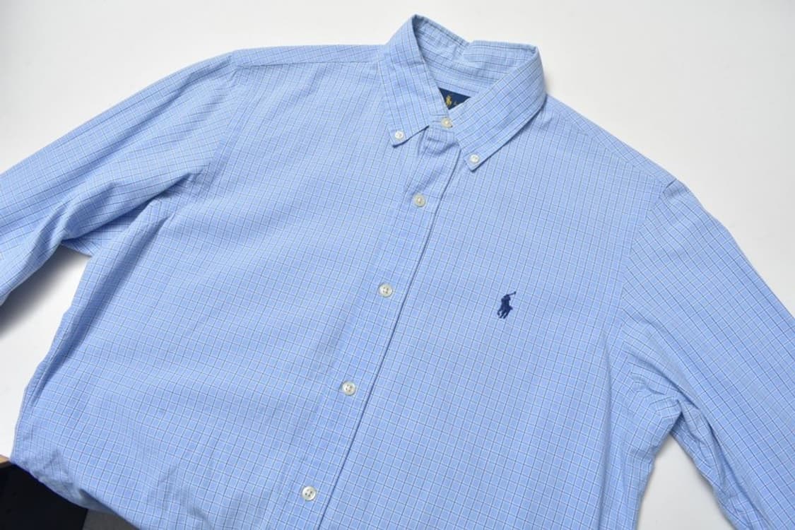 폴로 랄프로렌 체크 셔츠 남방 S N1292 상품이미지5