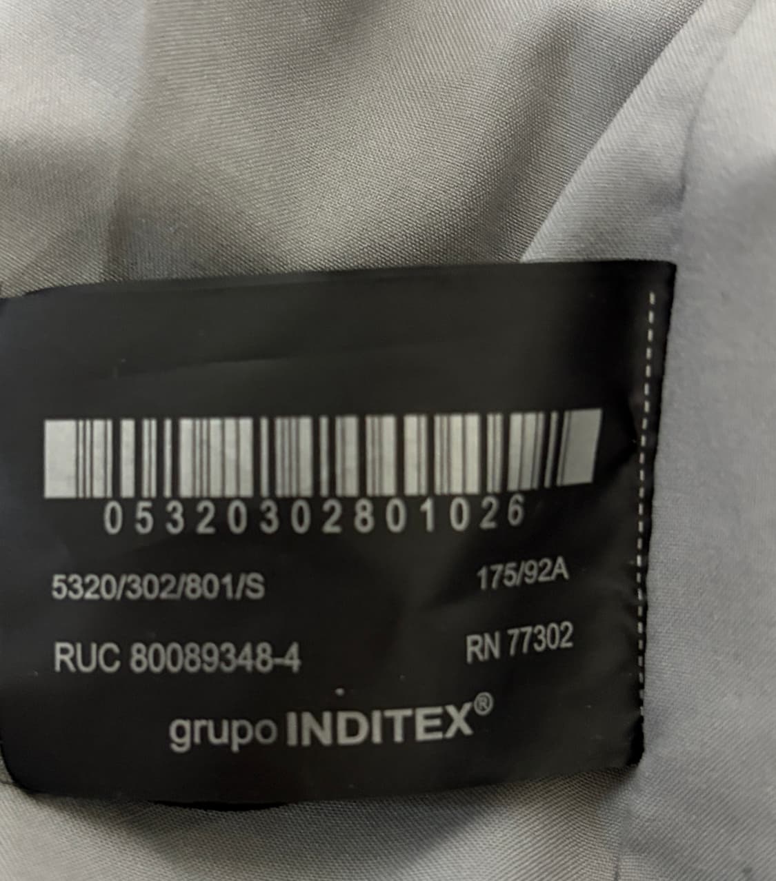 자라 울혼방 오버핏 블레이저 다크 그레이 US S 상품이미지7