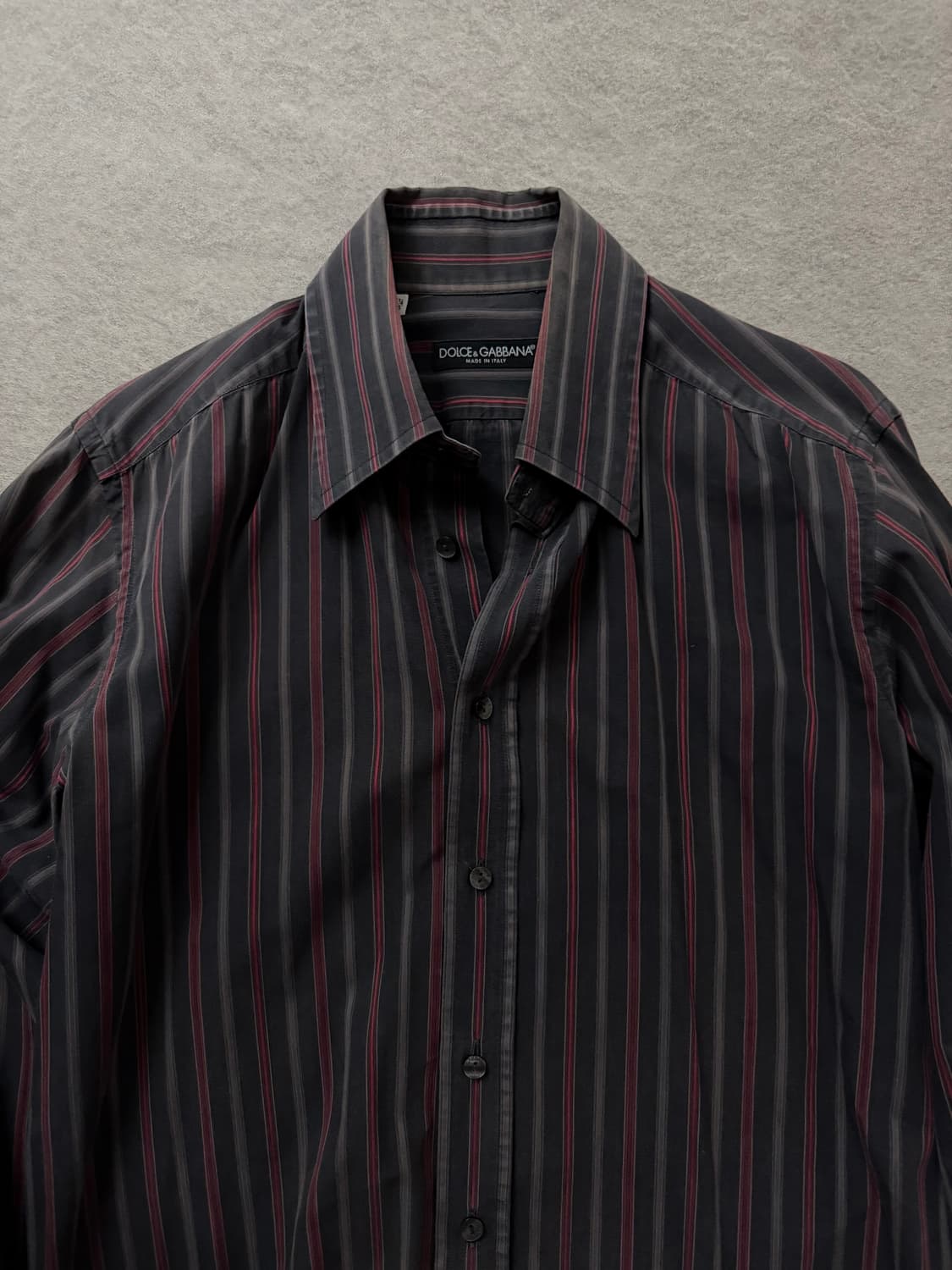 돌체앤가바나 스트라이프 코튼 셔츠 상품이미지3