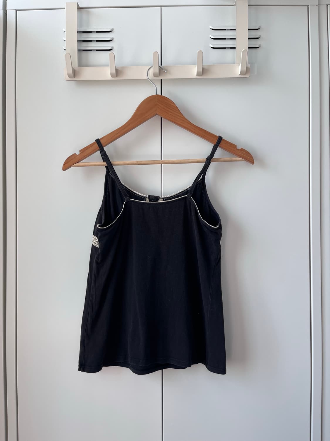 Vintage 레이스 버튼 블랙 슬리브리스 상품이미지8