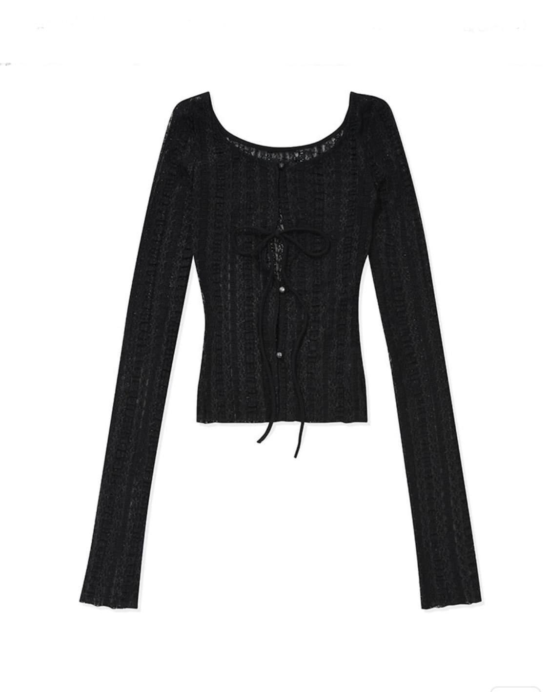 페인오어플레져 레이스 스트랩 가디건 상품이미지1