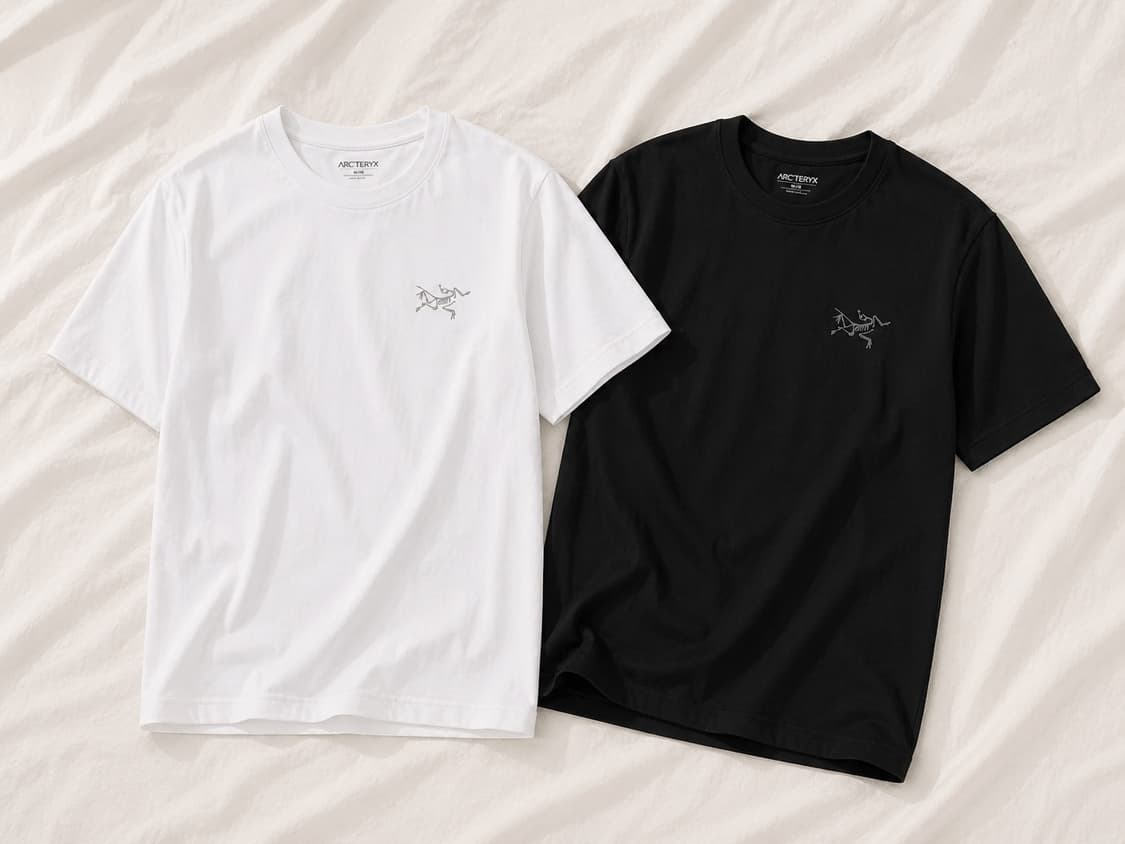 아크테릭스 반팔티 블랙/화이트 새상품 상품이미지1