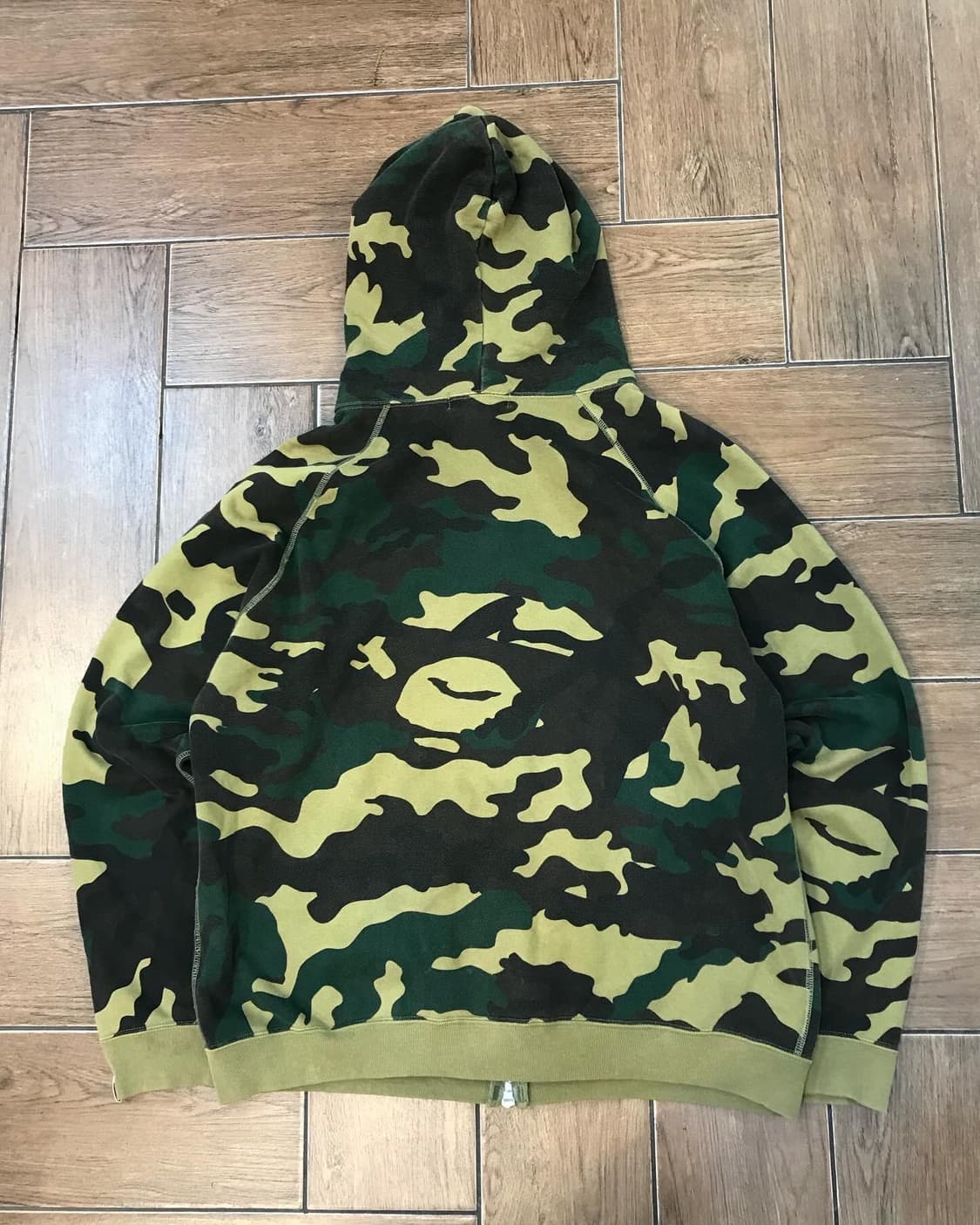 Bape Camouflage Two-way Hood Zip-Up  상품이미지9