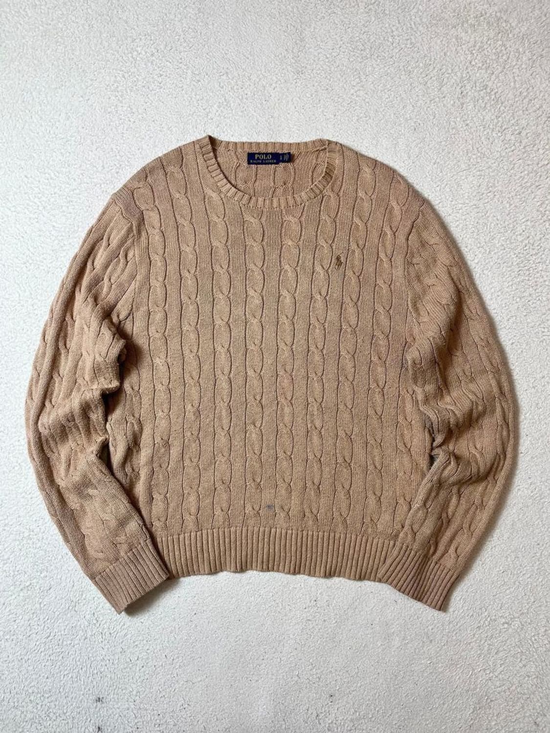 폴로 랄프로렌 10's 코튼 꽈배기 니트 PN7095 상품이미지1