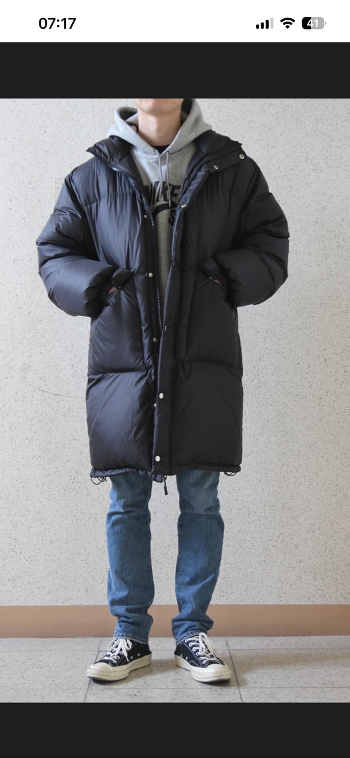 던스트 양면 롱패딩L 상품이미지8