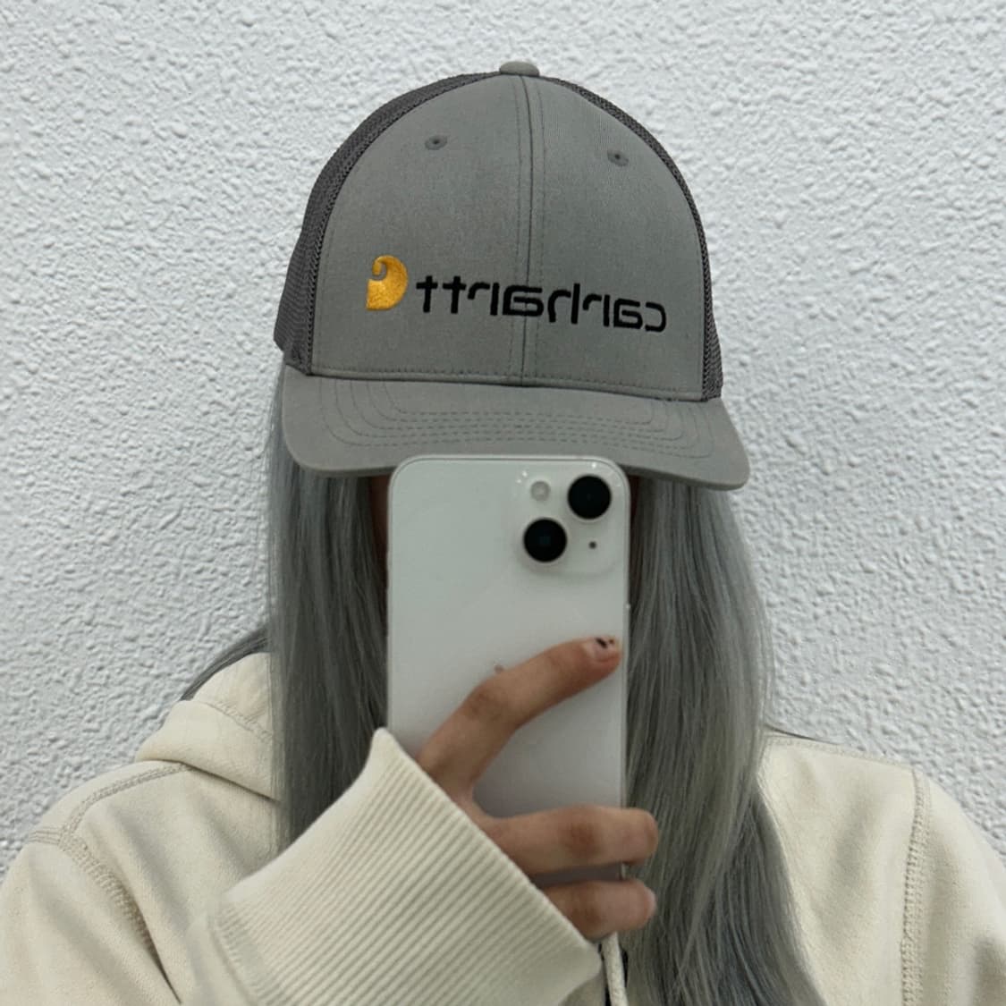 칼하트 그레이 스냅백 상품이미지1