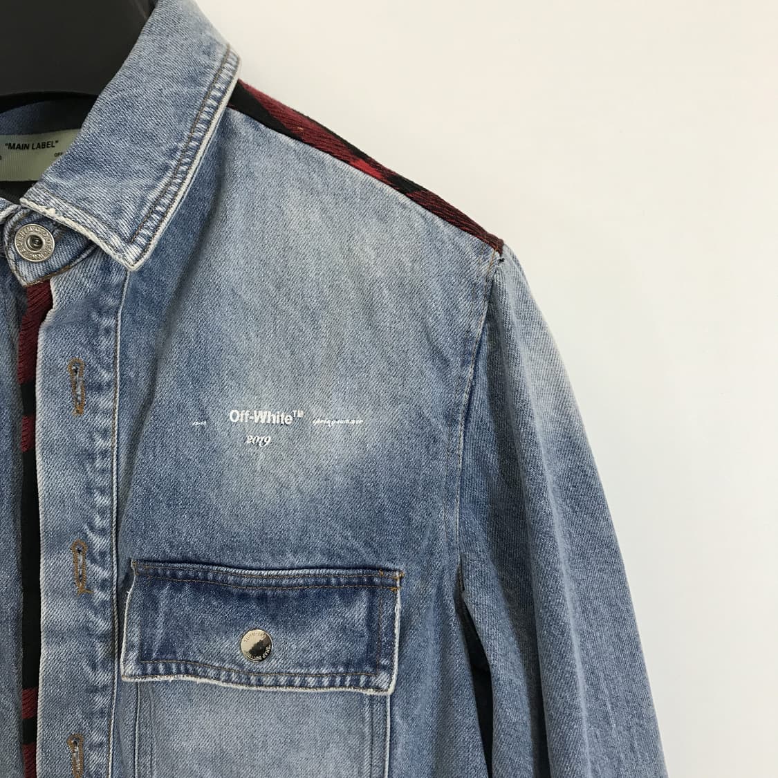 오프화이트 19SS 레이어드 데님자켓 [95] 상품이미지2