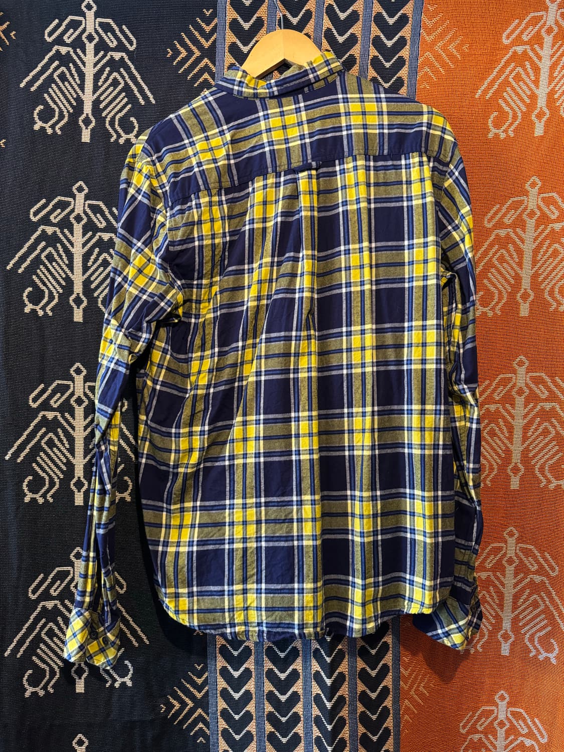 USA 네잎클로버 플라넬 체크셔츠 상품이미지2