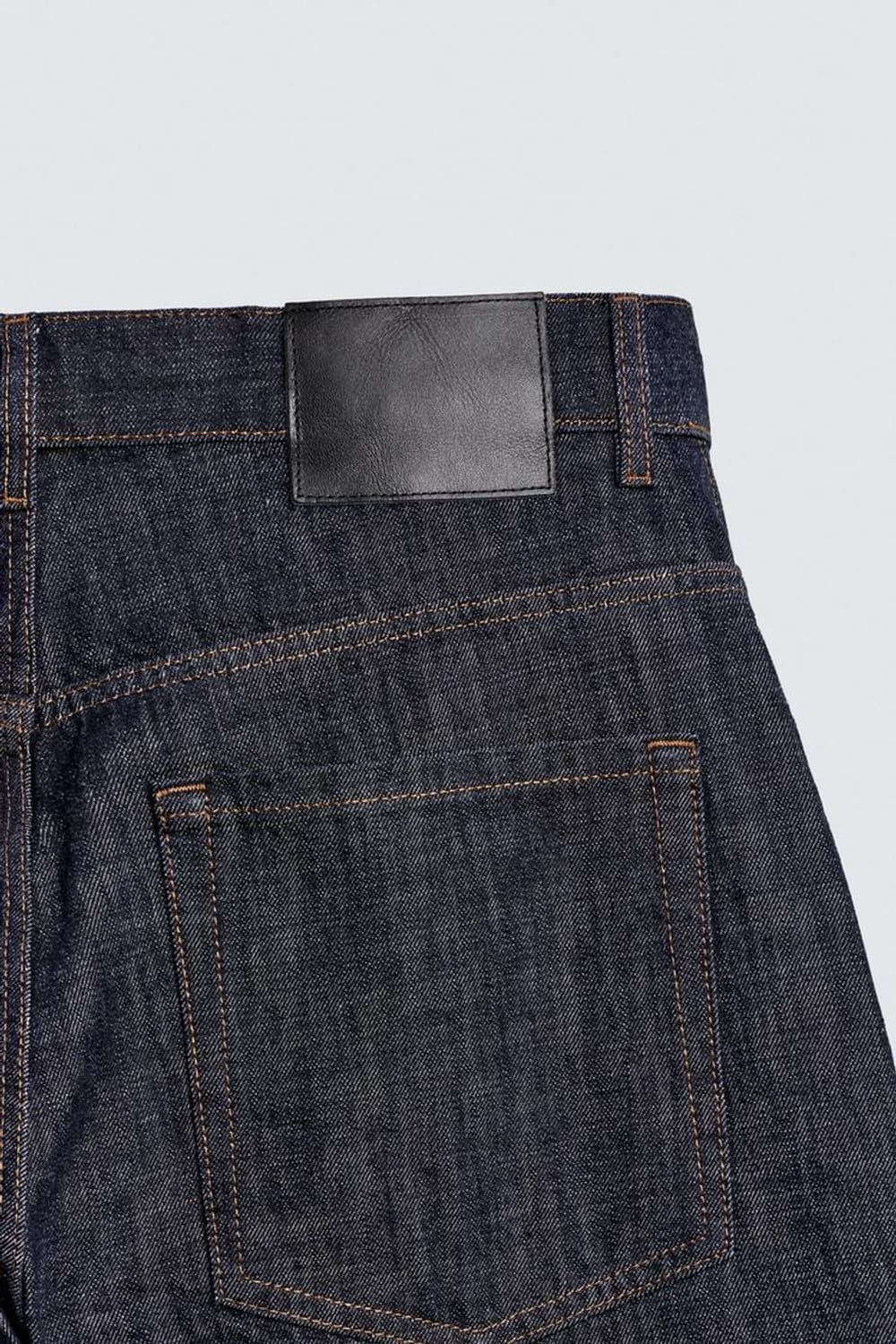 자라 커브드 데님 인디고 34 상품이미지6