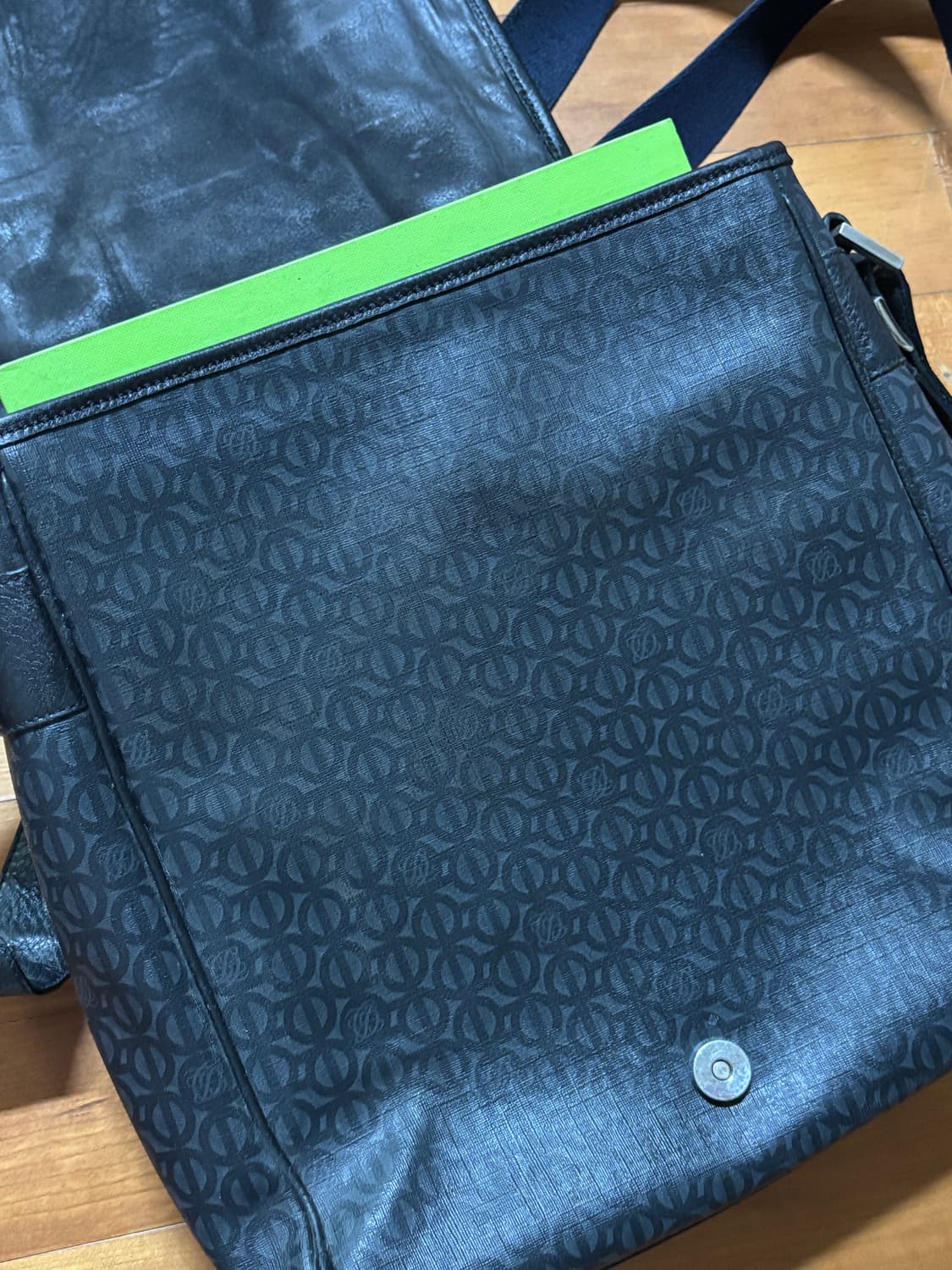 vintage louis quatorez leather mail bag 상품이미지5