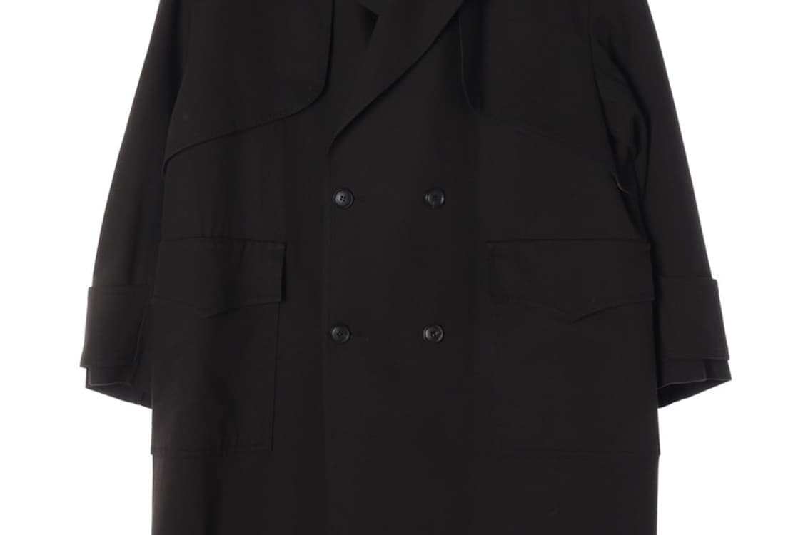 벨리에 미니멀 오버핏 더블 트렌치코트 L 상품이미지4