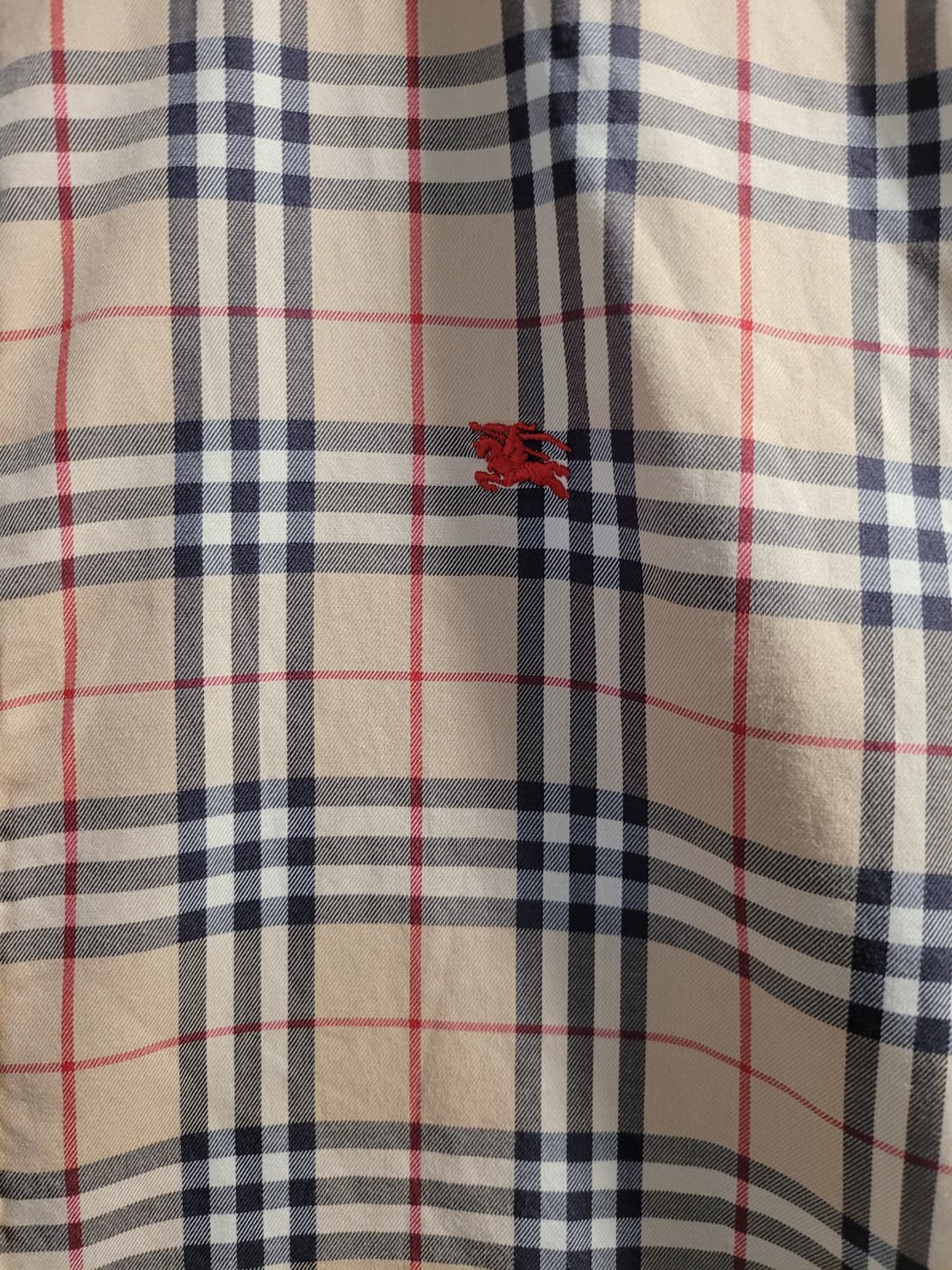 버버리 런던 클래식 노바체크 반팔 셔츠  상품이미지4