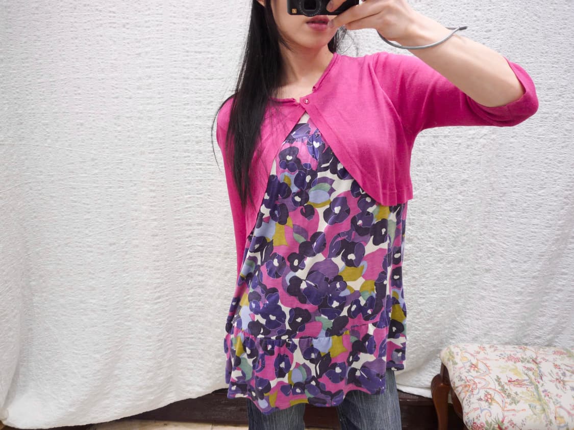Fuchsia Bloom Layered Top 상품이미지1