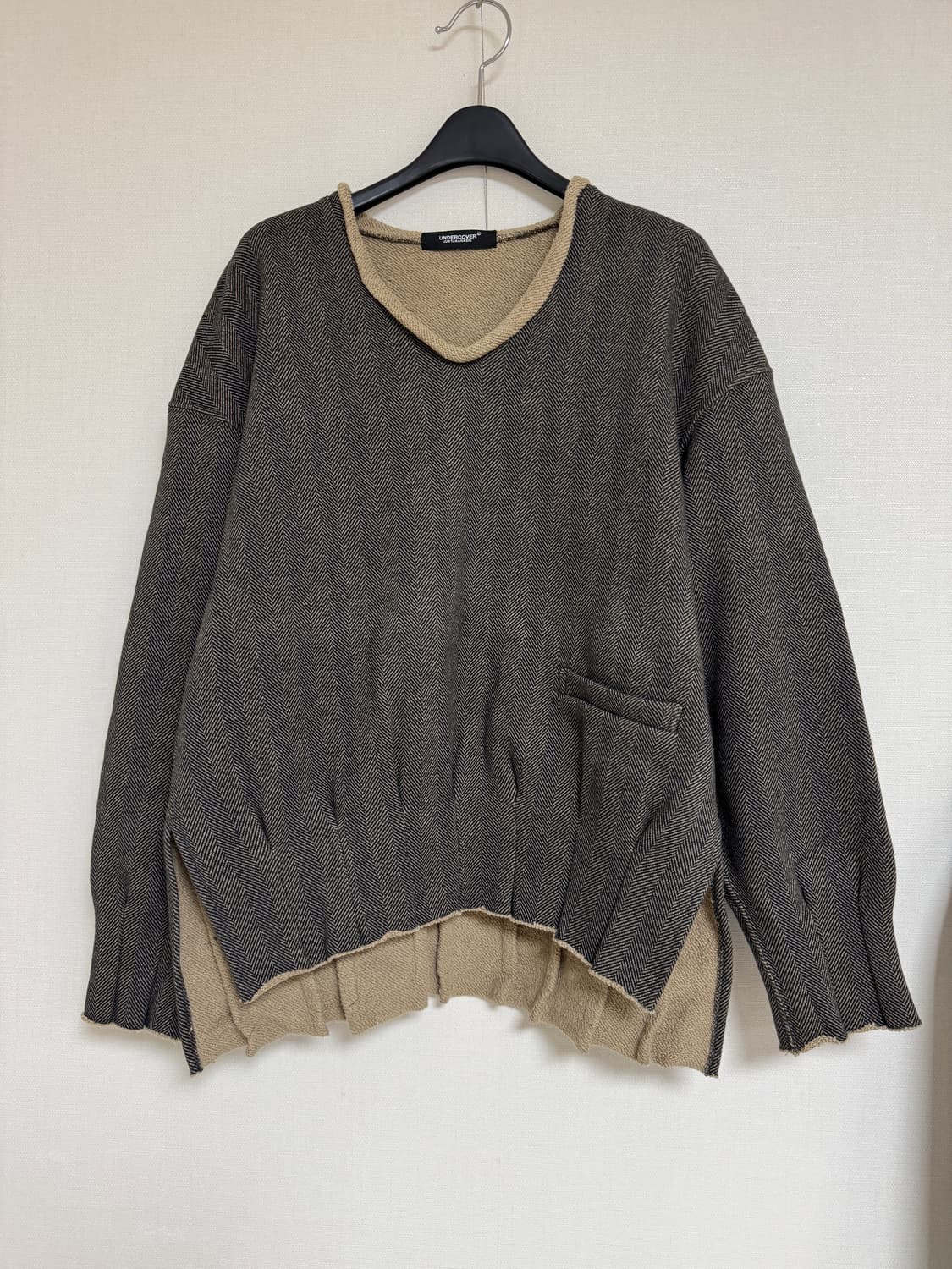 언더커버 헤링본 스웻셔츠 상품이미지3