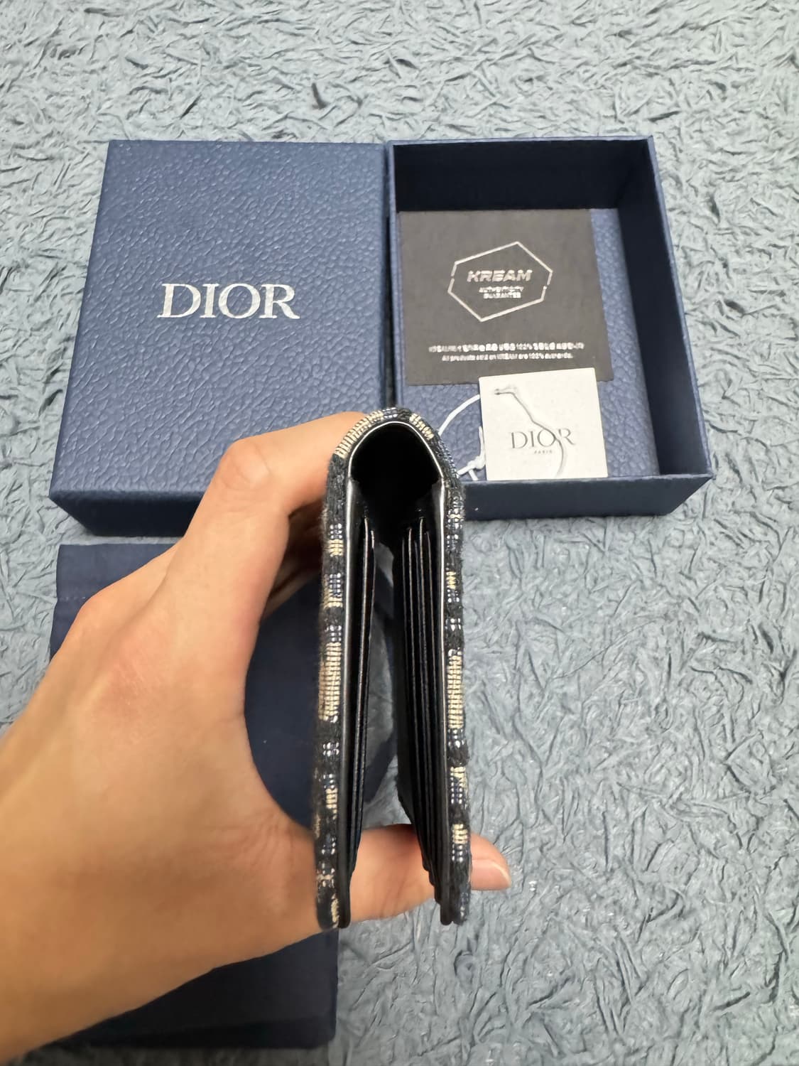 디올 오블리크 오거나이저 베이지 새상품름 상품이미지3