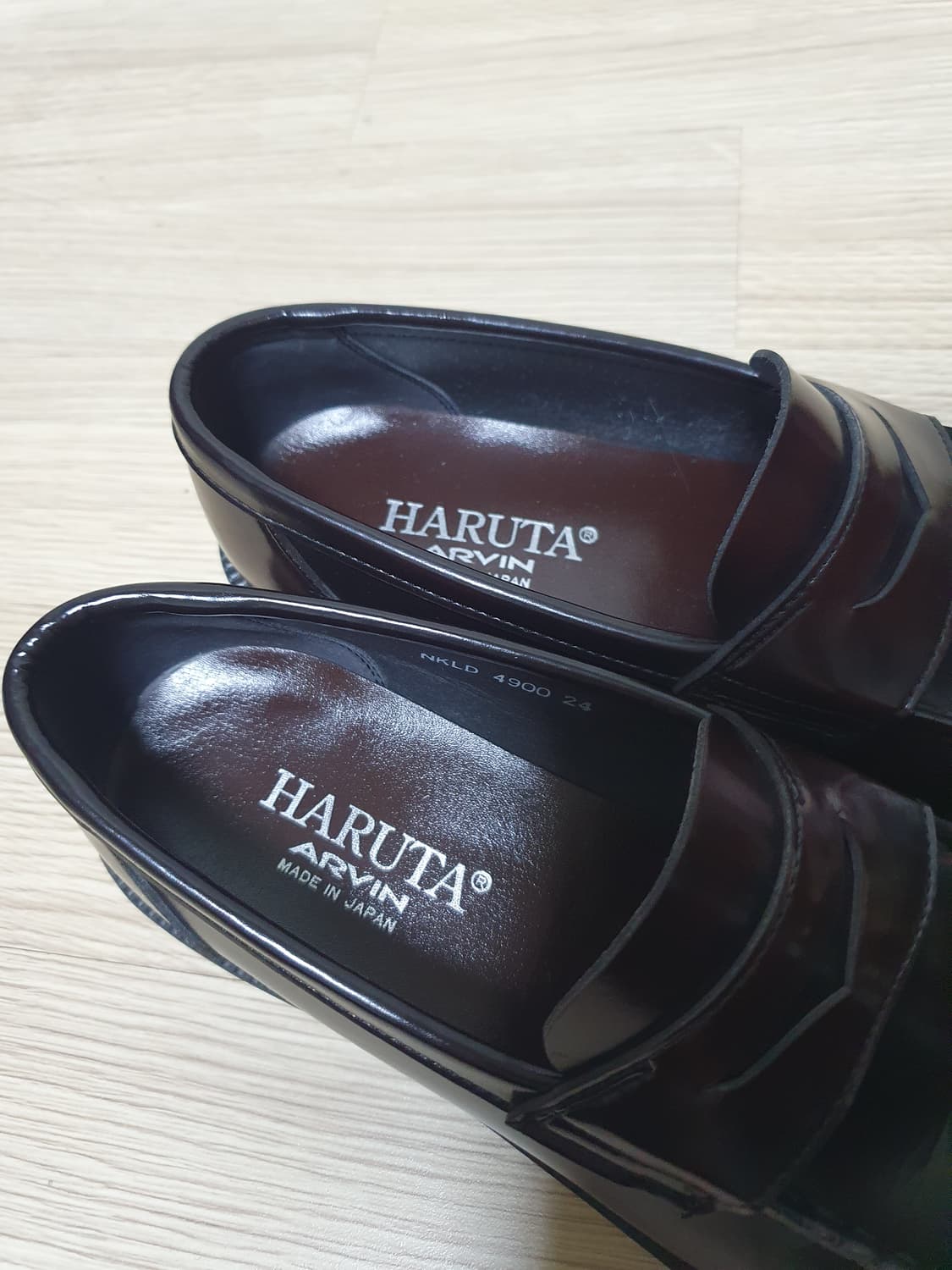 하루타 여성 버건디 로퍼 240 상품이미지10