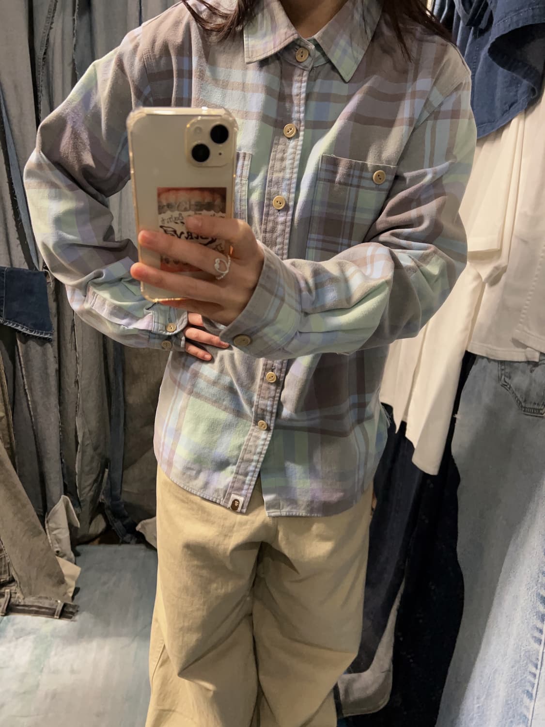 M-L ) BAPE (FLANNEL) 상품이미지9