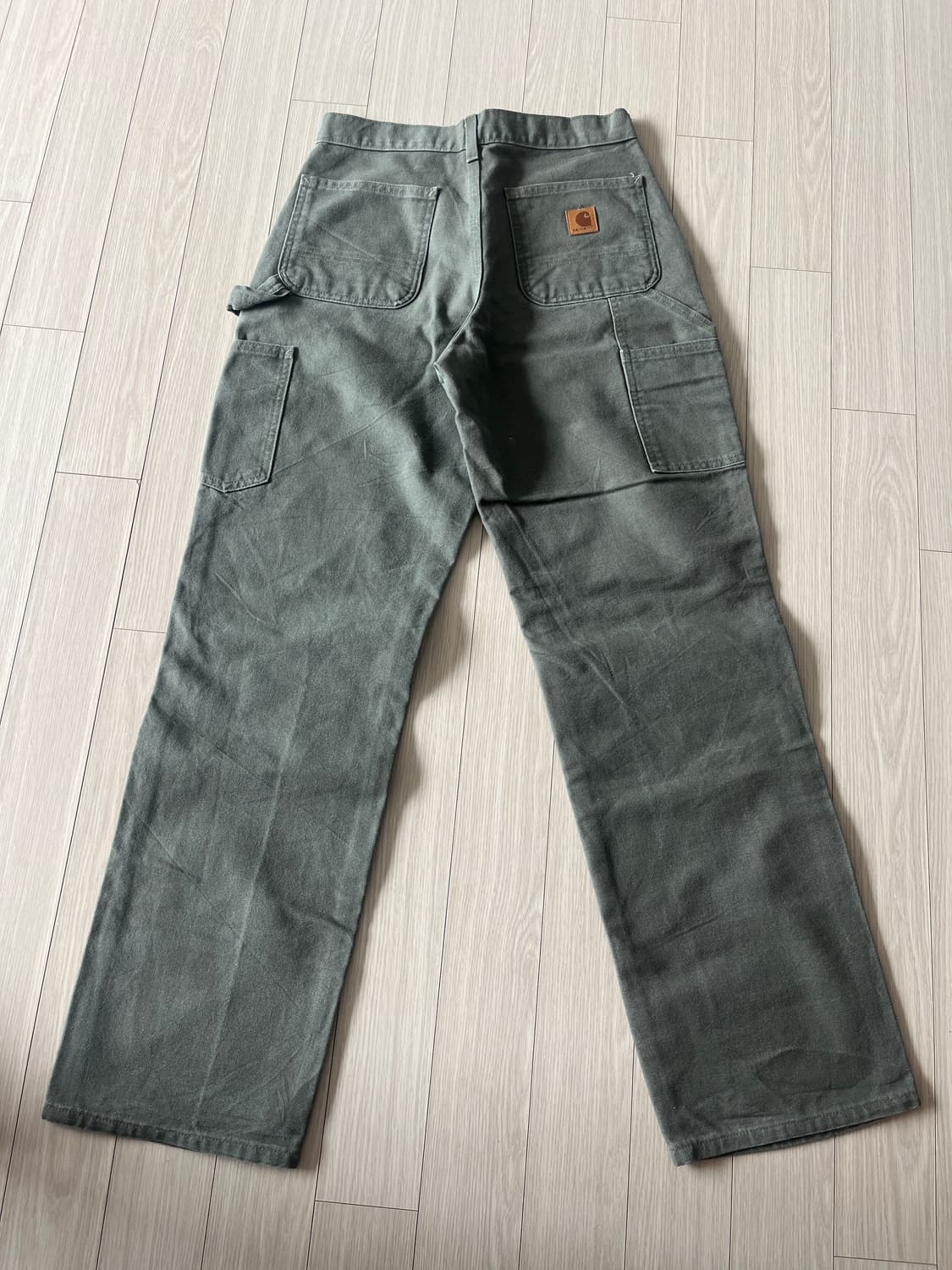 Carhartt 빈티지 B11 모스그린 루즈핏 카펜터 싱글니 워크팬츠 상품이미지1