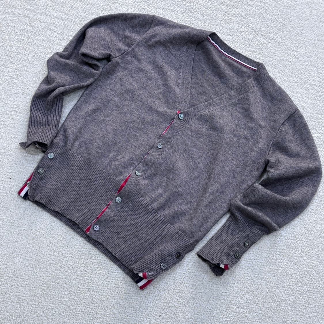 실측확인 빈티지 버튼 울 가디건 0323E 상품이미지1